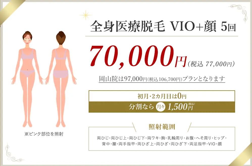 大美会クリニック7,7000円コース